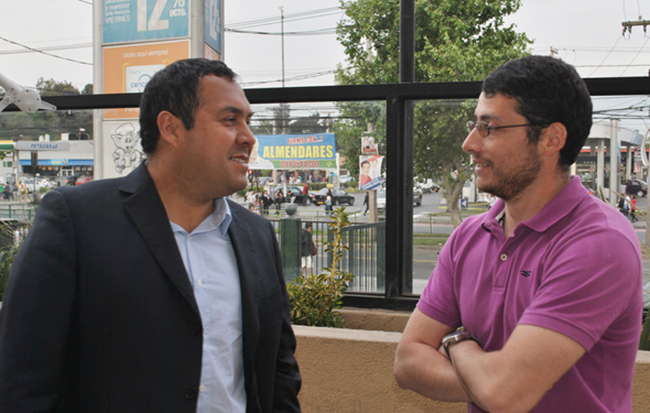 Camilo Lagos, candidato a Diputado, y Pier Contreras, candidato a CORE.