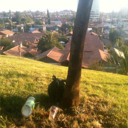 Basura en el cerro. Foto: laBatalla.