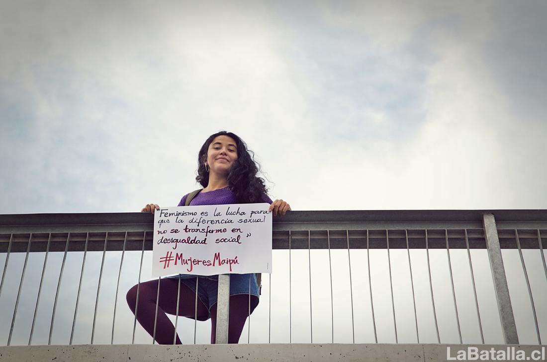 Daniela Serrano, Secretaria Política de las Juventudes Comunistas de Maipú.