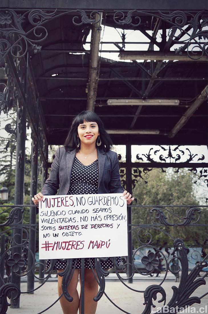 Pamela Silva, pre-candidata a concejala de las Juventudes Comunistas de Maipú.