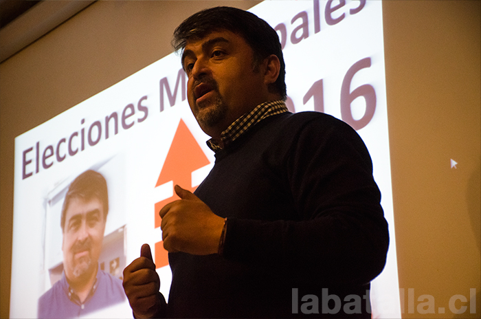 Freddy Campusano, candidato a alcalde de la DC Maipú.