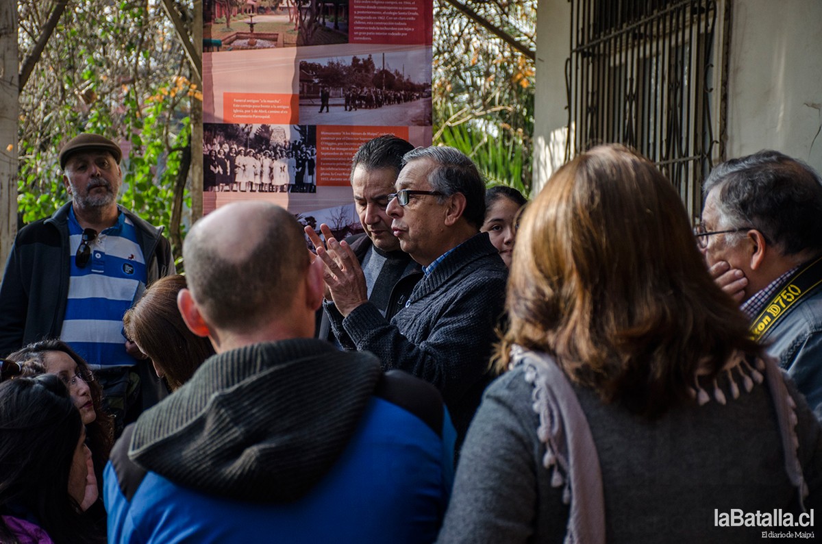 El presidente de Maipú Patrimonial, Jaime Mallea Peñaloza.