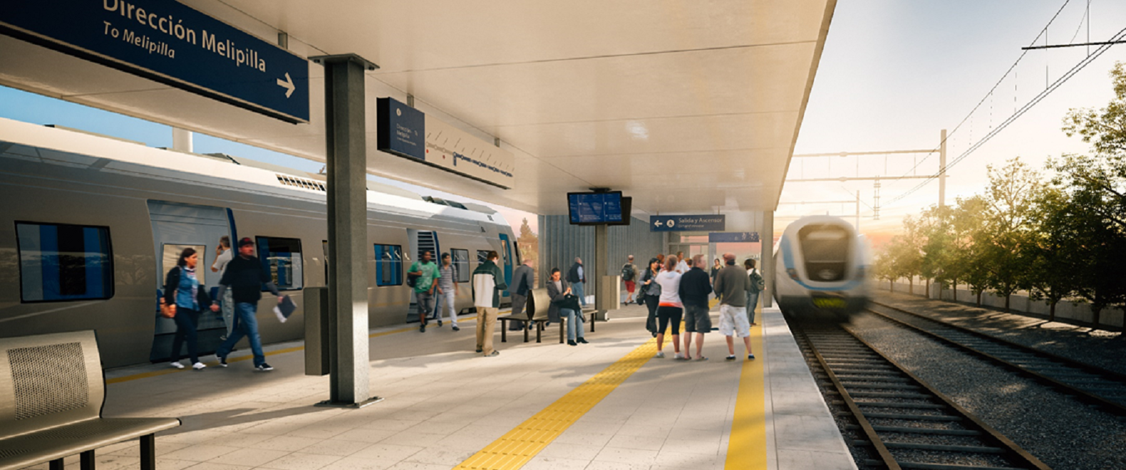 Proyecto de tren a Melipilla entra en fase final de Evaluación Ambiental