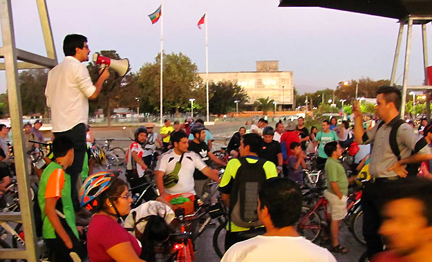 Las cicletadas se realizan los primeros jueves de cada mes.