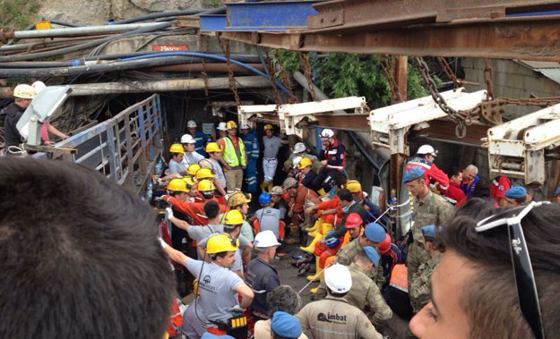 Rescate minero en Soma, Turquía.