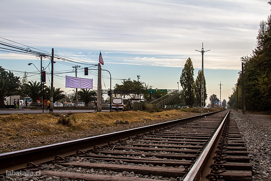 Futura Estación Ciudad Satélite y donde se figura un paso peatonal a través de la estación (16+739P.K)
