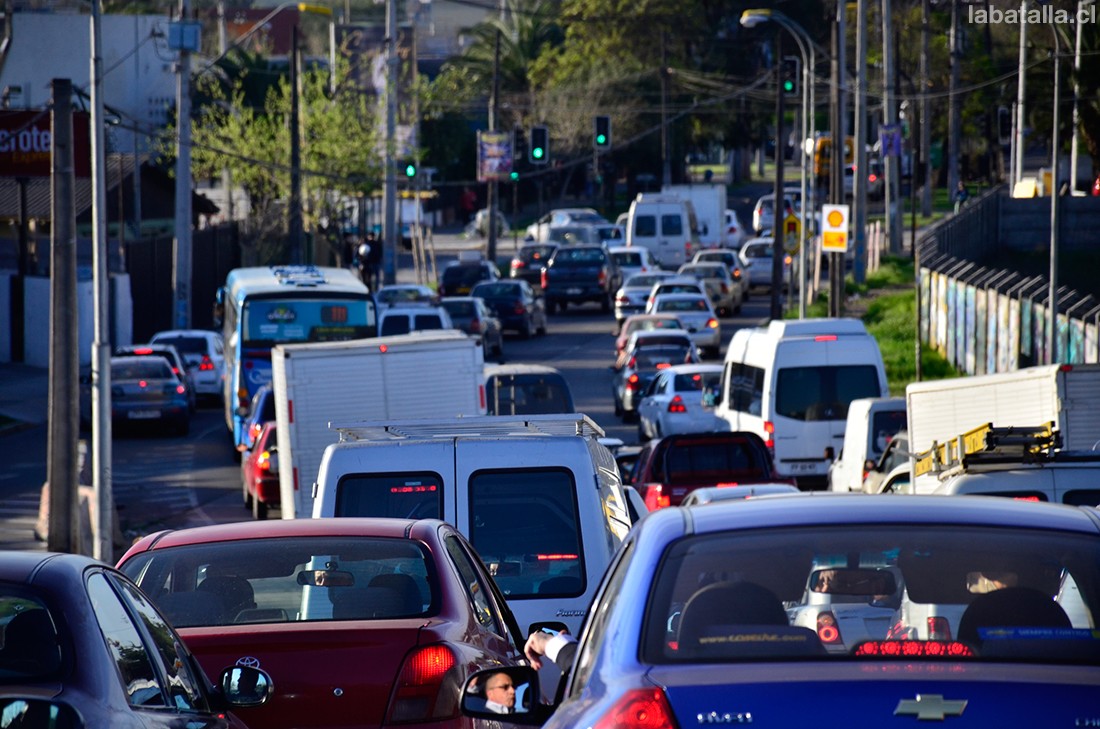 Lunes 28 de septiembre.- Los efectos del paro de conductores de la empresa Express Uno de Santiago, se dejaron sentir durante la semana en Maipú.