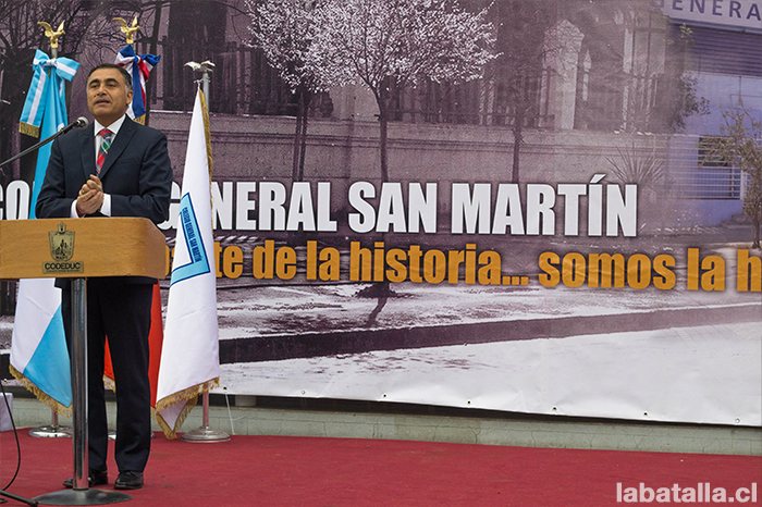 El alcalde de Maipú, Christian Vittori.