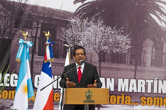 El director del Colegio General San Martín, Sergio Benvenutto.