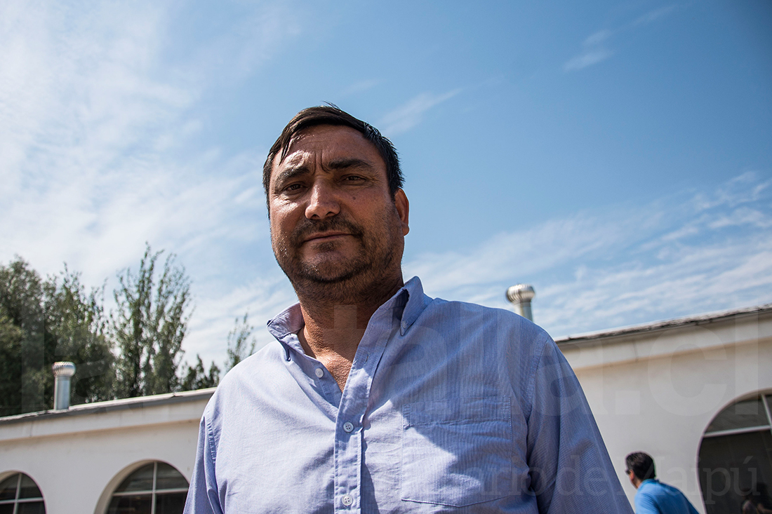 El dirigente Carlos Reyes, secretario del Sindicato de Trabajadores a Honorarios de la Municipalidad de Maipú.
