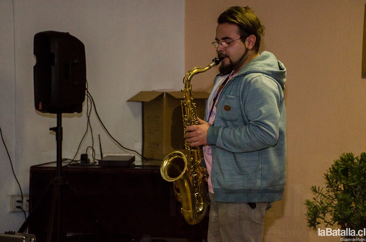 El saxofonista Fernando Cofré