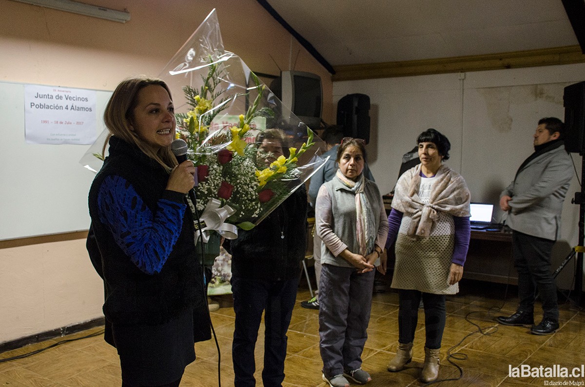 Sandra Gárate, de la EGIS Alegría.