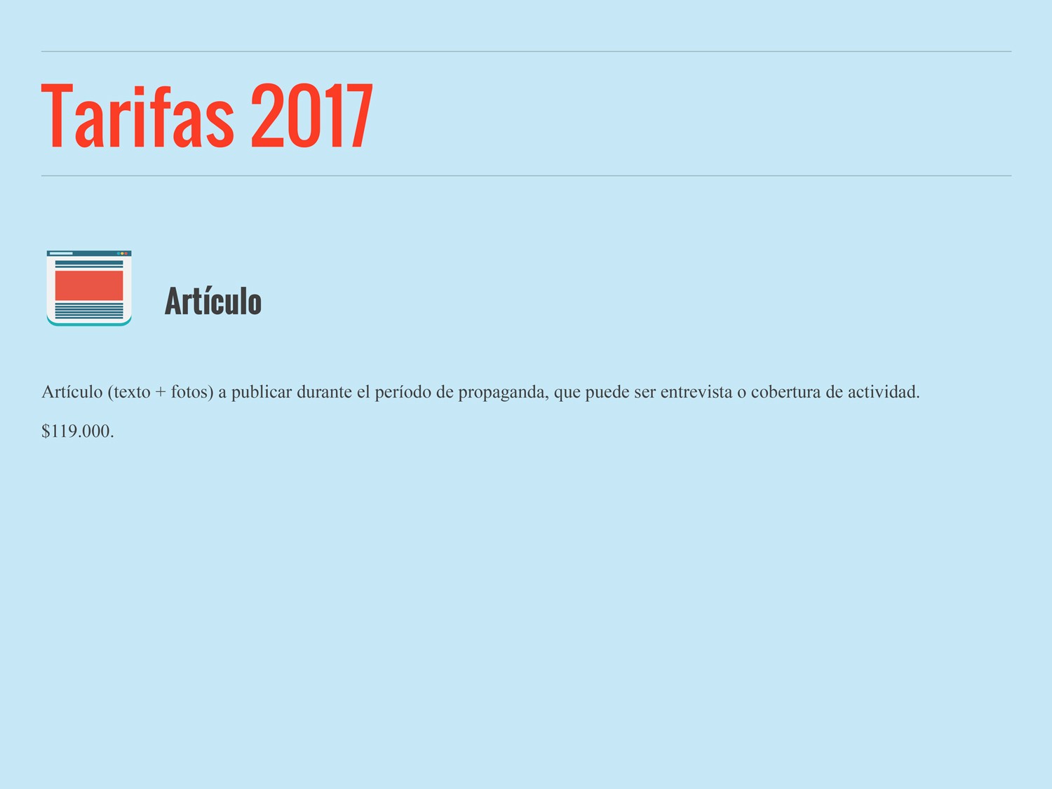 Tarifas (9)