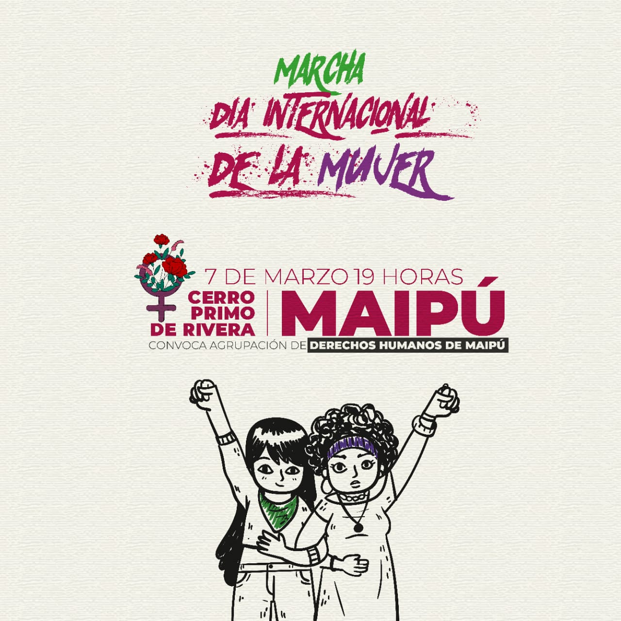 Afiche Día de la Mujer