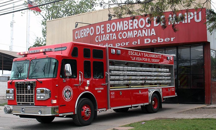 Desde el 31/03 estará en porta escala de 4.ª Compañía de Bomberos de Maipú